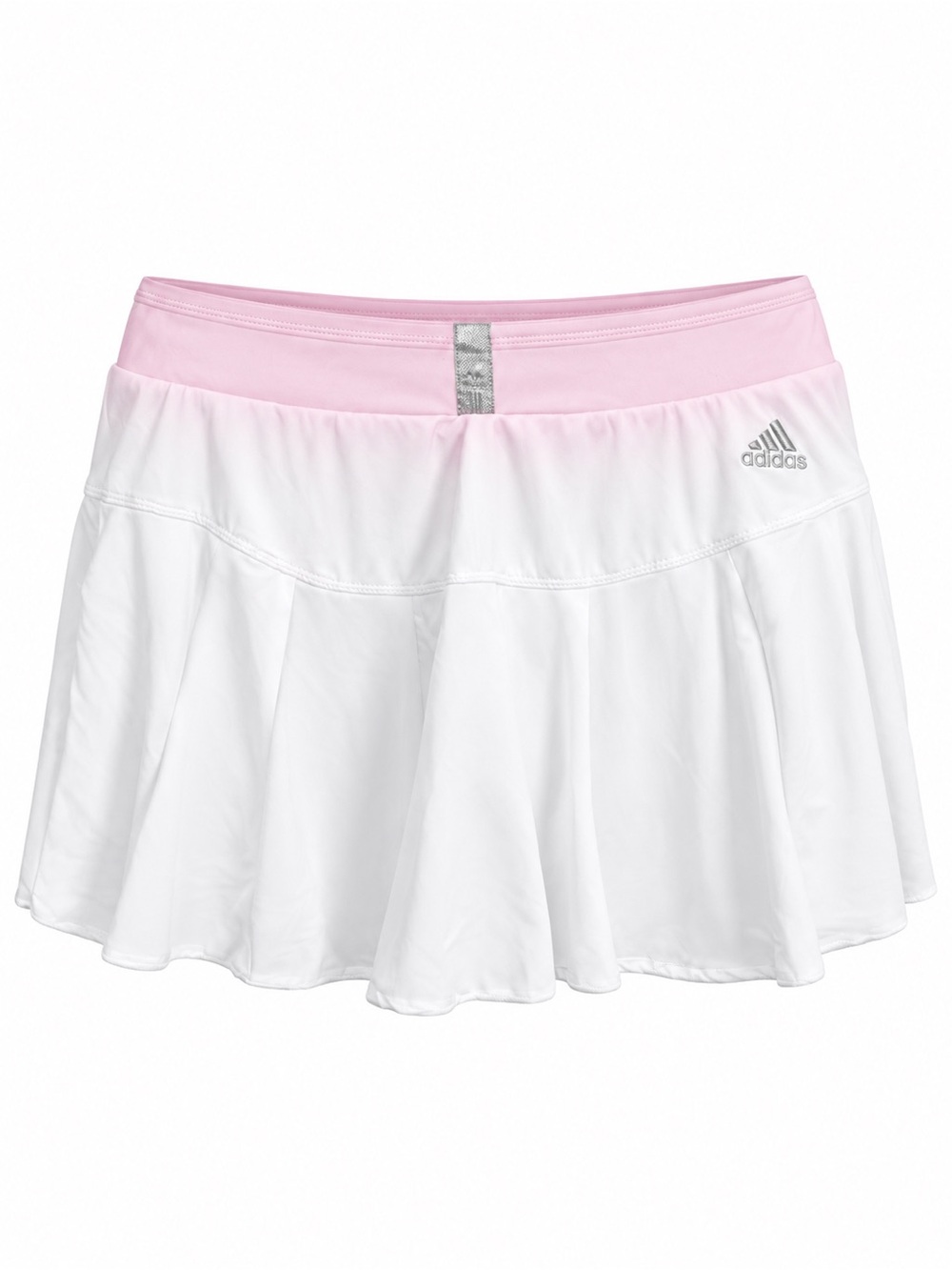 Adidas Pink to White Ombre Athletic Sports Skort with Built-in Shorts NWT Size M